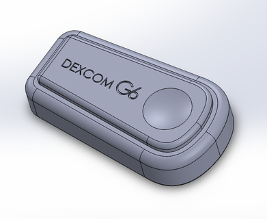 dexcom g6 Gadget 3d print model - Mito3D