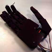 dextra de la herramienta colocación prótesis mano robótica 3d print model - Mito3D