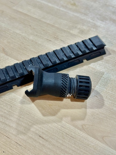 dg-1 tools grip vertical hand stop airsoft ar picatinny 3d print model - Mito3D