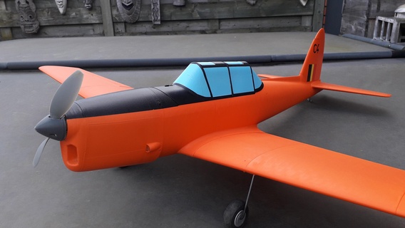 dh Chipmunk 1140 Prüfung Dateien rc plane Flugzeug 3d print model - Mito3D