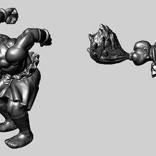 dhalsim sreet figther 3d print model - Mito3D
