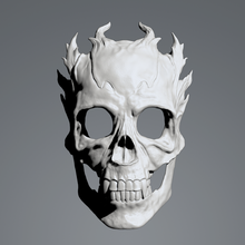 diabolic skull mask 3d print model - Mito3D