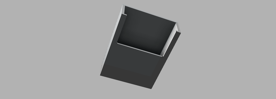 diagral gate remote control storage box Home portal 3d print model - Mito3D