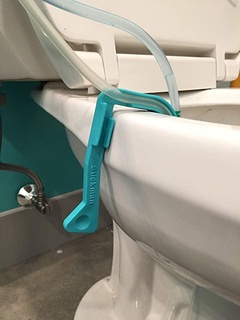 dialysis toilet bowl clip Home dialysis toilet dialysis toilet clip  3d print model - Mito3D
