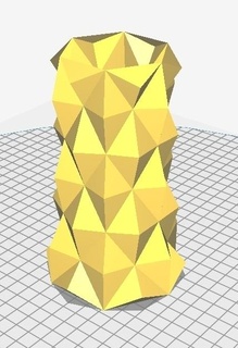 diamant vase sv 4 6 183 étonner argile 3d print model - Mito3D