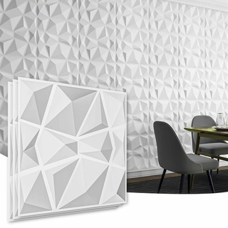 diamant 3d mur panneau 3d print model - Mito3D