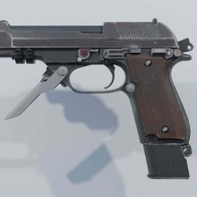 diamatti dovere nero ops freddo guerra chiamata of merluzzo pistola pistole moderno pistolet warare zona arma 3d print model - Mito3D