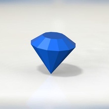 Diamant Schmuck Dekoration Spiel schick auffällig 3d print model - Mito3D