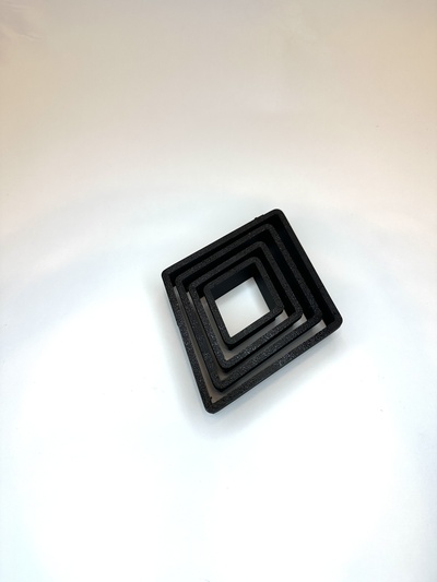 diamond cookie cutter set 3d print model - Mito3D