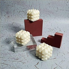 diamante cubo vela arte mofo 3d print model - Mito3D