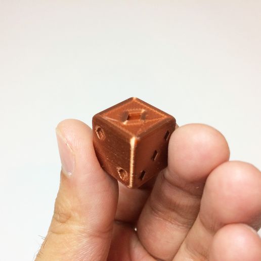 diamant dé 3D print model - Mito3D