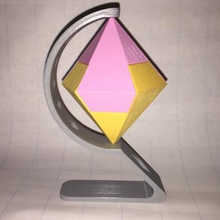 diamond dodecahedron kawai joint game 3d print model - Mito3D