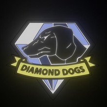 diamond dogs logo divers serpent les logos konami kojima metal gear solid 3d print model - Mito3D