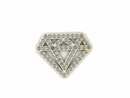 diamante brinco pulseira solitário anel joalheria monge Budha ouro prata noivado Casamento cafajeste imprimível 3d pingente bebê 3d print model - Mito3D