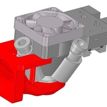 diamante hotend impresión enfriador herramienta 3d impresora partes 3d print model - Mito3D