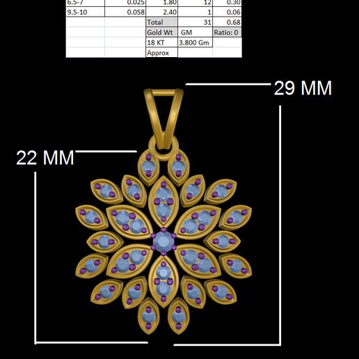 diamante pendente gioielleria squillare anello d'oro dimondring impegnato diserbo 3D print model - Mito3D