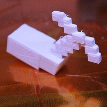 diamond pick minecraft tinkercad toy hand_tools 3d print model - Mito3D