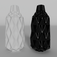 diamond vase  decor vase flowers  beauty 3d print model - Mito3D