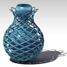 diamante vaso casa 3d print model - Mito3D