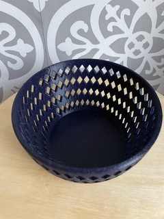 diamond yarn bowl knitting crotchet holder storage organizer gift knitter hobby 3d print model - Mito3D