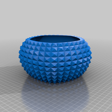 diamondbowl1 home bowl container decor 3d print model - Mito3D