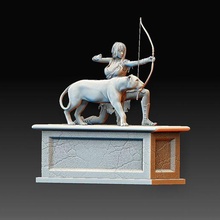 diana art people character printable model statue weapons 3d print model - Mito3D