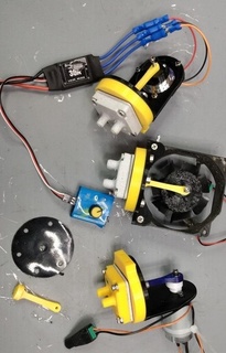diafragma compresor bomba aire agua bricolaje diy 3d print model - Mito3D