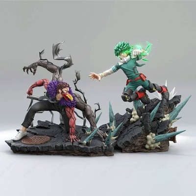 diapositivas my héroe mha deku juego manga dbz 3d print model - Mito3D