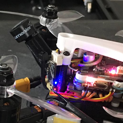 diatone gt 349 drone intégré axii lumenier antenne destinataire monter course pièces rc 3D print model - Mito3D