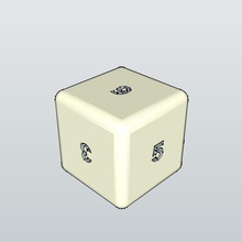 dice game toy society art 3d print model - Mito3D