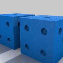 Würfel verschiedene dice-cup - Spielzeug Spiele sterben 3d print model - Mito3D