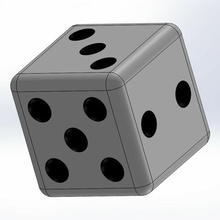 dice games game toys art 3d print model - Mito3D