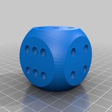dice game dice  3d print model - Mito3D