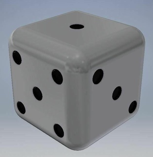 dice Game dice cheating  3d print model - Mito3D