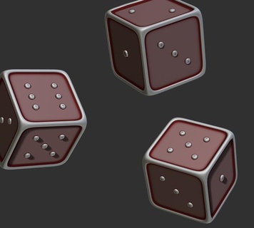 dice competition dicexcults 3d print model - Mito3D
