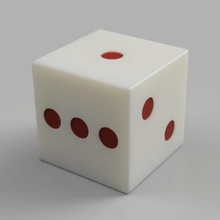dados jogo cubo brinquedo 3d print model - Mito3D