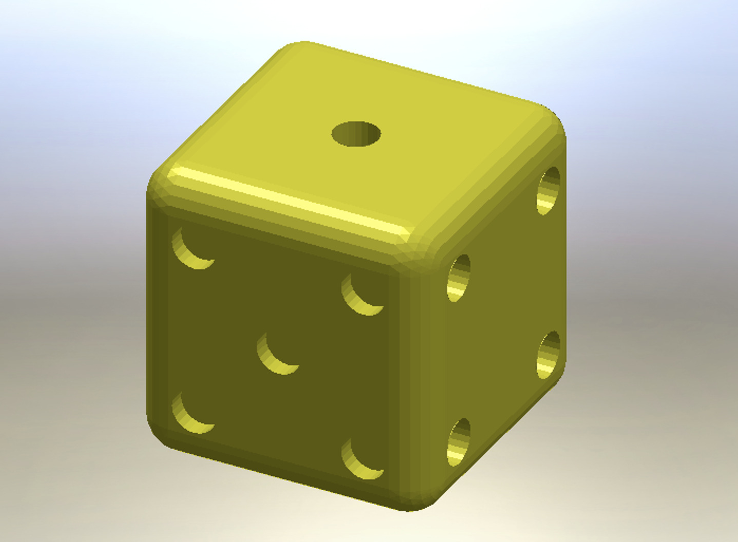 dice 40mm dice  3D print model - Mito3D