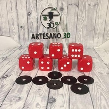 dice drum cymbal dices cymbals battery drums dishes 3d print model - Mito3D