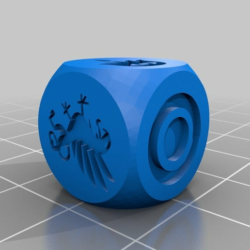 dado duna gioco versione 202 tavolo openso Stampa giocare 3D print model - Mito3D