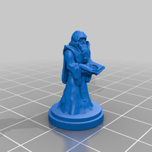 dice holding mage art 5ednd diceholder dnd dndmini dungeonsanddragons mini miniatures wizard people 3d print model - Mito3D