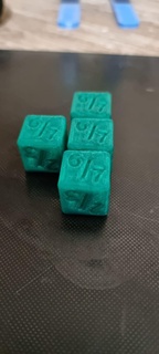 dice magic cards letters 3d print model - Mito3D