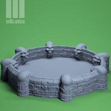 plato mesa juego guerra rpg miniatura wurfel príncipe demonio criaturas fantasía universo juguete héroe retenida 3d print model - Mito3D