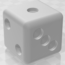 dice play game cube 3d print model - Mito3D