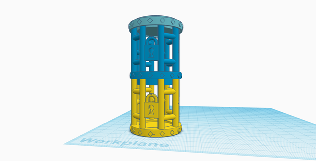 dado prigione impila gioco tavolo Torre dungeon draghi fantasia 3d print model - Mito3D