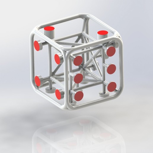 dadi scheletro 3d gioco cubo w rfel spielen dado i 3D print model - Mito3D