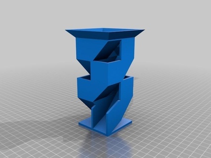 Würfel Turm angepasst 3d print model - Mito3D