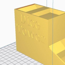 dice tower game yoshy company jdp 3d print model - Mito3D