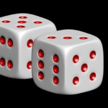 dices game art toys 3d print model - Mito3D