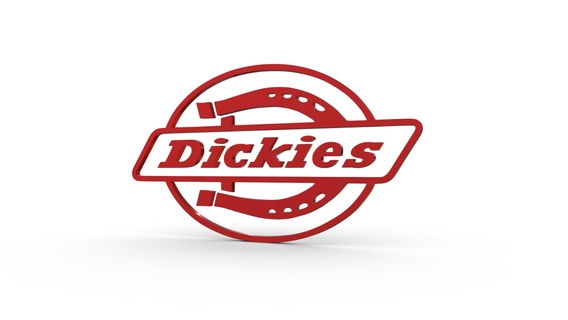 dickies logo boutique marque emblème style symbole luxe mode accessoires élégant tendance 3d print model - Mito3D