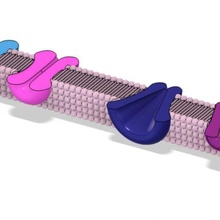 didactic cell membrane channel 3d print model - Mito3D